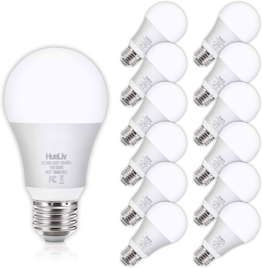 HueLiv A19 LED Light Bulbs