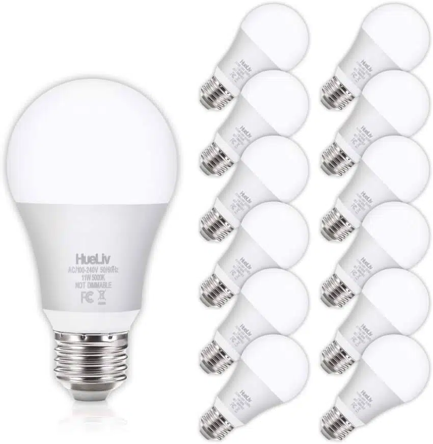 Do Energy Efficient Light Bulbs Give Off Radiation? 4 HueLiv A19 LED Light Bulbs