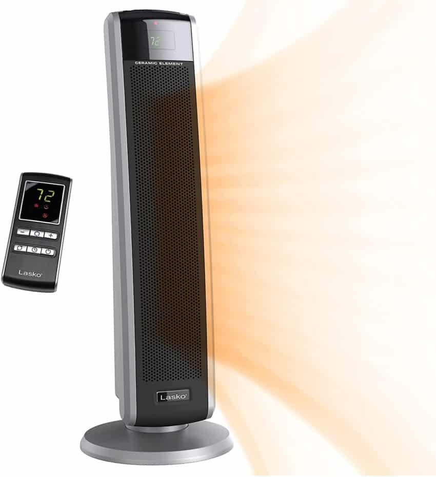 Lasko 5586 Digital Ceramic Tower Heater:  most energy-efficient baseboard heaters