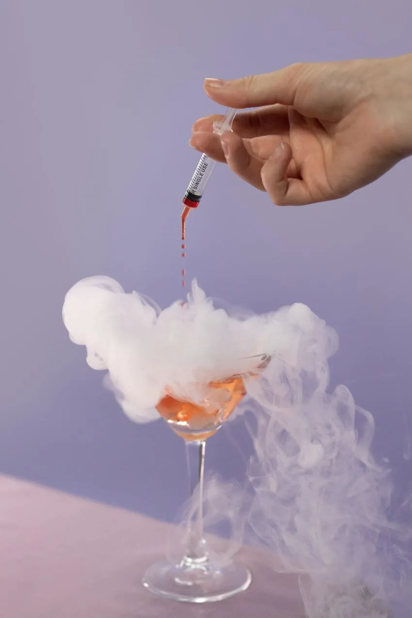 Dropping Solution on Dry Ice