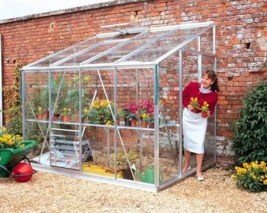 Eden Halls Small Lean to Greenhouse