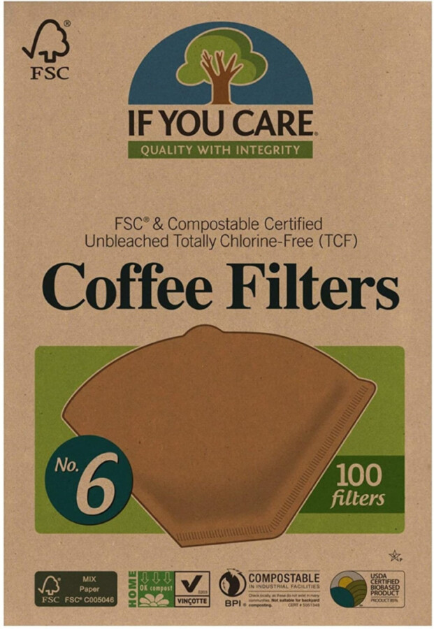 If You Care Unbleached Coffee Filters