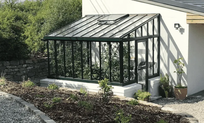 21 Best Lean To Greenhouses | Side of House Options 3 Janssens Arcadia Plus Mur Lean-to Greenhouse