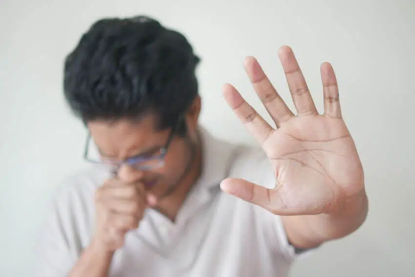 Is R410A Bad for the Environment? 2 Man Coughing