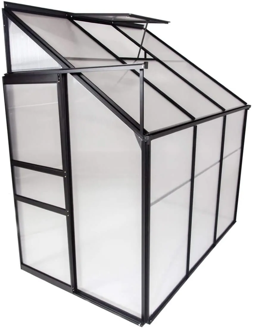 21 Best Lean To Greenhouses | Side of House Options 4 Ogrow Aluminum Lean-to Greenhouse Kit
