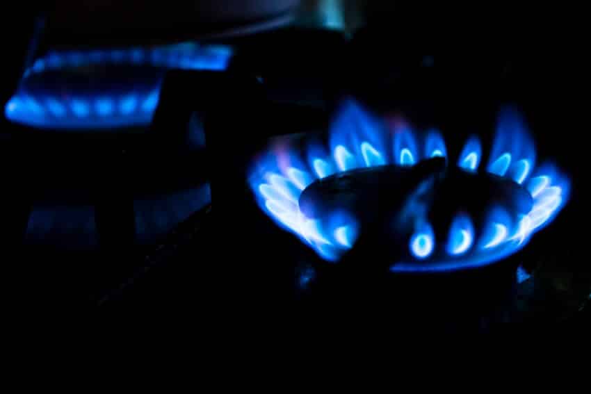 Open Gas Stove