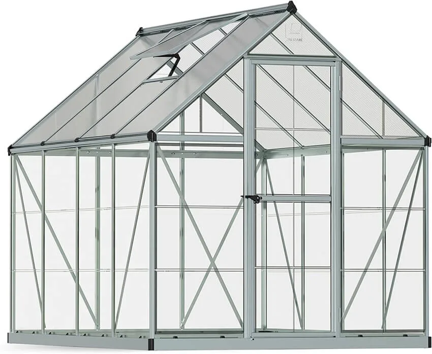 21 Best Lean To Greenhouses | Side of House Options 9 Palram Canopia 4ft8ft Hybrid Lean-To