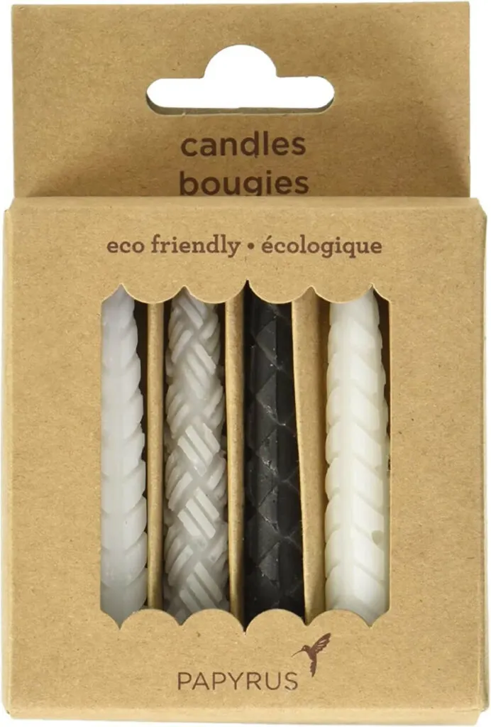 Are Bath and Body Works Candles Toxic? 11 Papyrus Eco Friendly Birthday Candles Black & White 12s