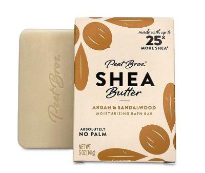 Peet Bros Shea Butter Moisturizing Soap Bar and Box