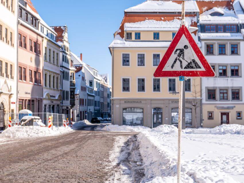 Snow Cleared Road