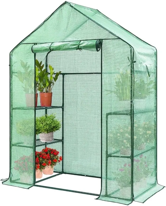 21 Best Lean To Greenhouses | Side of House Options 1 VIVOSUN Mini Lean To Greenhouse