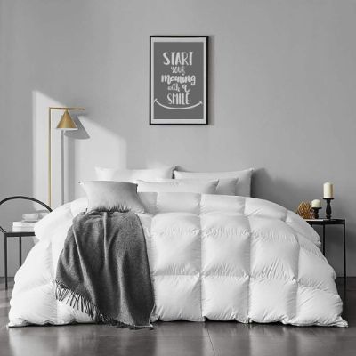 APSMILE Queen Size Goose Feather Down Comforter