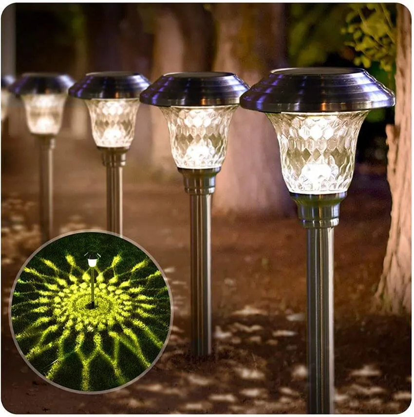 Beau Jardin Solar Pathway Lights 8 Pack