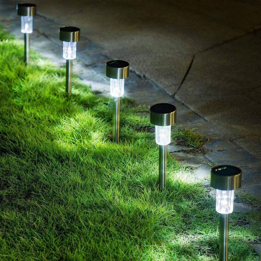 GIGALUMI 16 Pack Solar Lights Outdoor