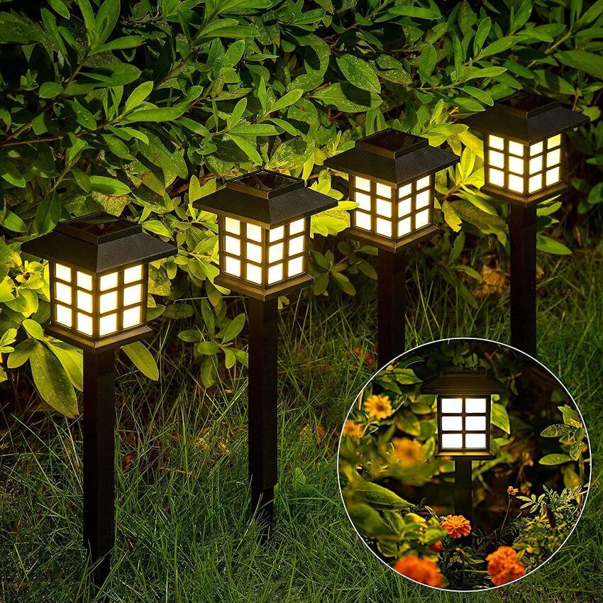 Gigalumi Solar Pathway Lights Outdoor 12 Pack