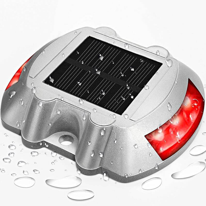 JIGUOOR Solar Deck Lights LED Driveway Lights