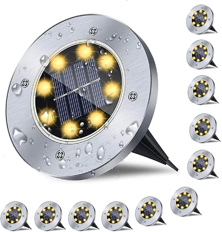 15 Best Solar Driveway Lights: Energy Efficient Options 12 Rayolon Solar Ground Lights