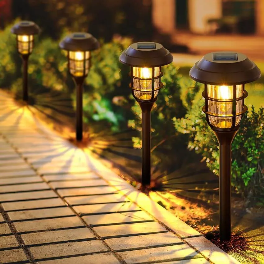 Solar Pathway Lights Outdoor 8 Pack Lights