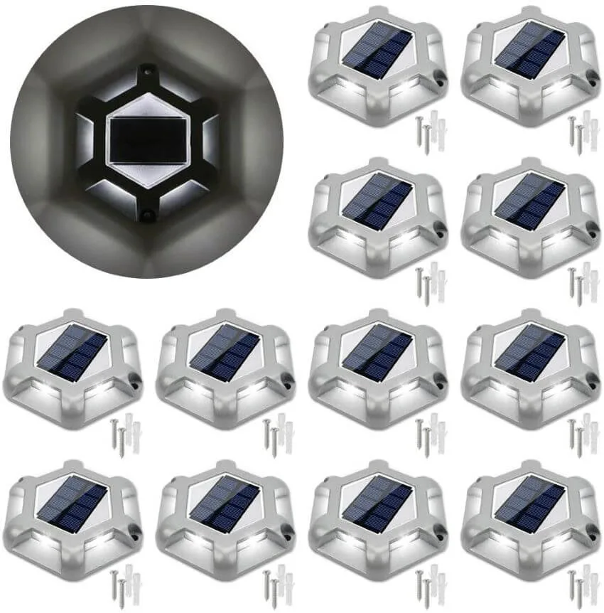 15 Best Solar Driveway Lights: Energy Efficient Options 4 VOLISUN Solar Driveway Lights 12-pack