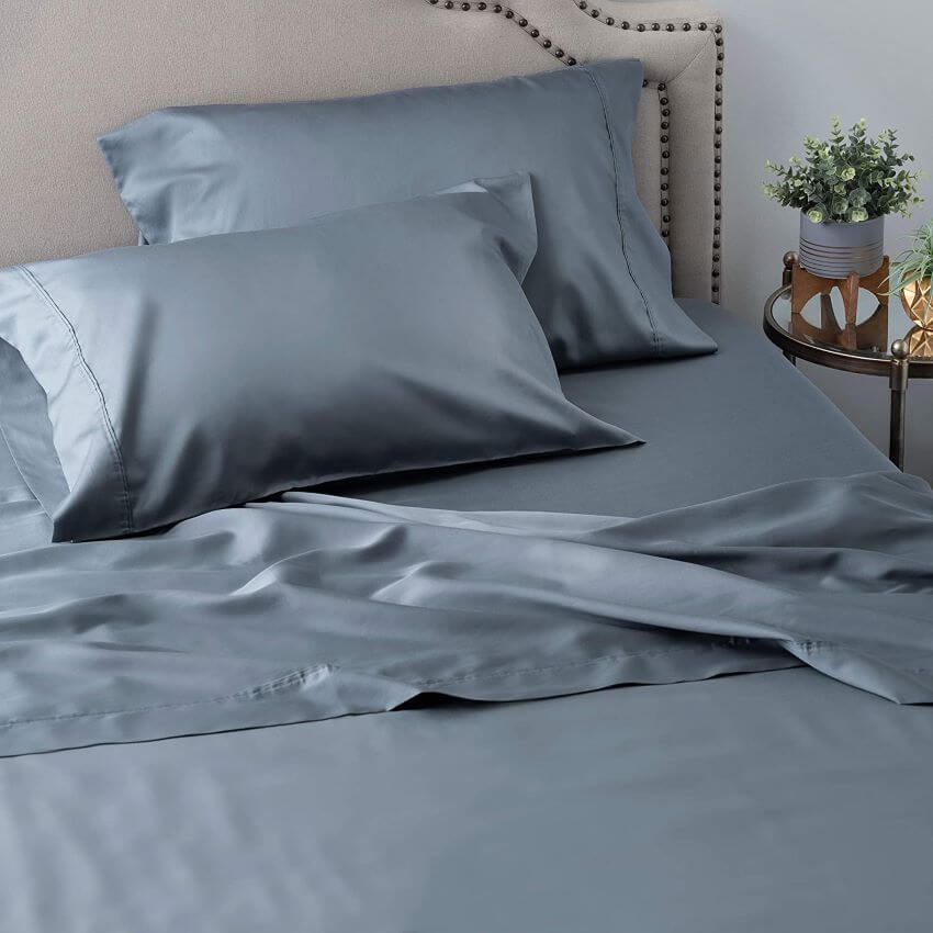 Welhome 300 Thread Count Twin Size Cotton Sheet Set
