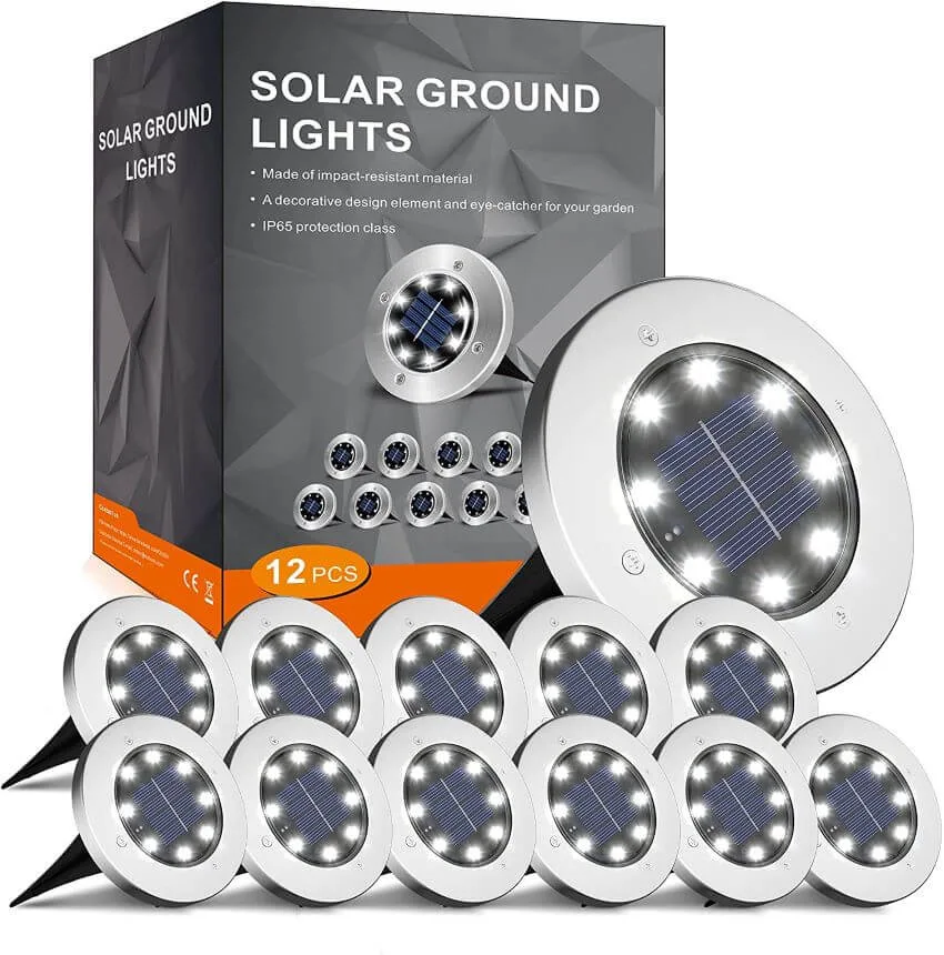 15 Best Solar Driveway Lights: Energy Efficient Options 6 INCX Solar Ground Lights