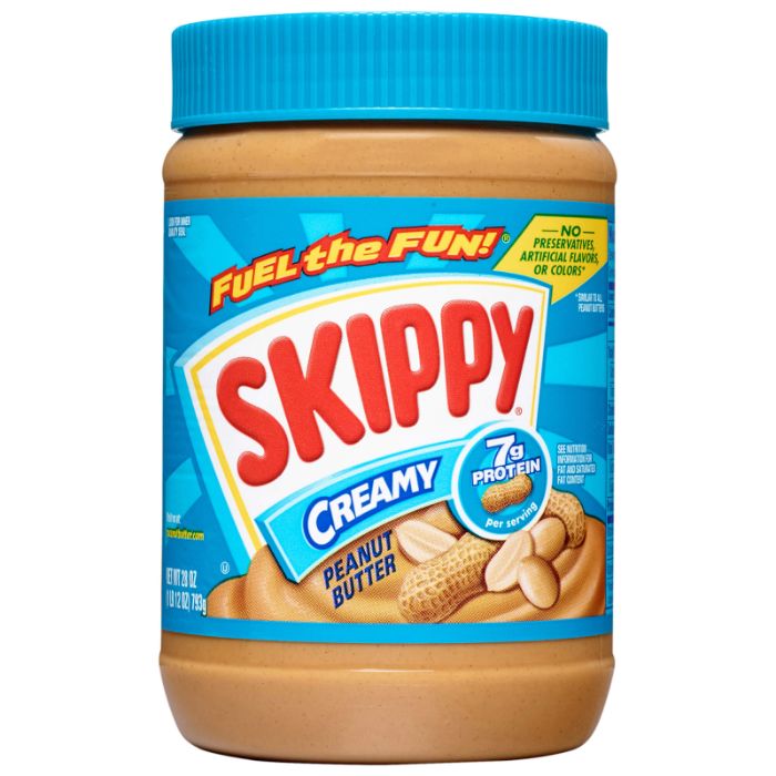 Jar of Skippy's Peanut Butter