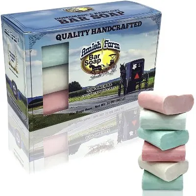 14 Best Eco-Friendly Bathroom Products to Buy Today 13 Amish Farms Natural Soap Bar