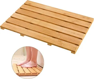 14 Best Eco-Friendly Bathroom Products to Buy Today 1 Bathtub Mats by Bamfam