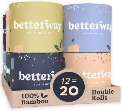 Betterway Bamboo Toilet Paper 3 PLY