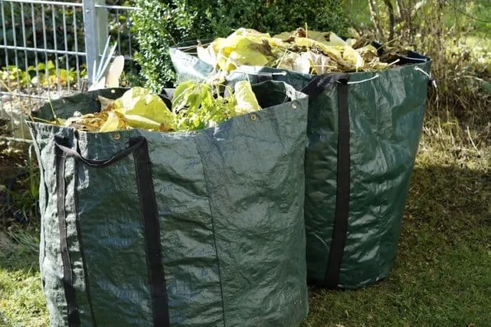 Two Bags With Garden Waste