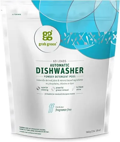 12 Best Non-Toxic Dishwasher Detergents to Buy Today 10 Grab Green Natural Automatic Dishwashing Detergent Powder