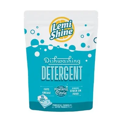 12 Best Non-Toxic Dishwasher Detergents to Buy Today 2 Lemi Shine Natural Dishwasher Pods