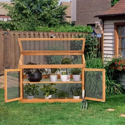 19 Best Wooden Greenhouses: Top Kits to Buy 6 MCombo 2-Tier Wooden Frame