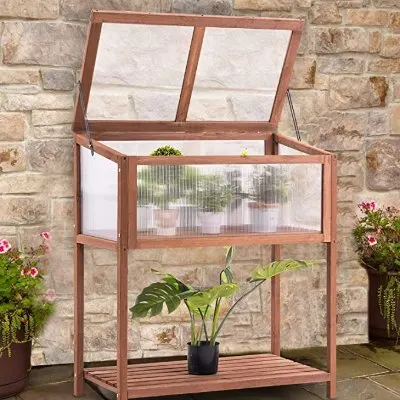 19 Best Wooden Greenhouses: Top Kits to Buy 4 MCombo Wooden Greenhouse Cold Frame Design