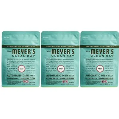 12 Best Non-Toxic Dishwasher Detergents to Buy Today 1 Mrs. Meyer’s Clean Day Automatic Dishwasher Pods