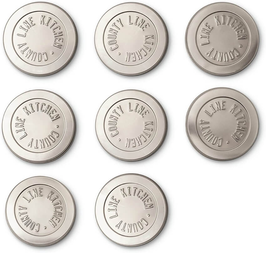 Heavy Duty Stainless Steel Mason Jar Lids