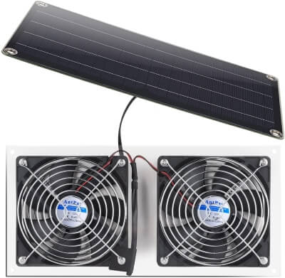 Dual Solar Fan