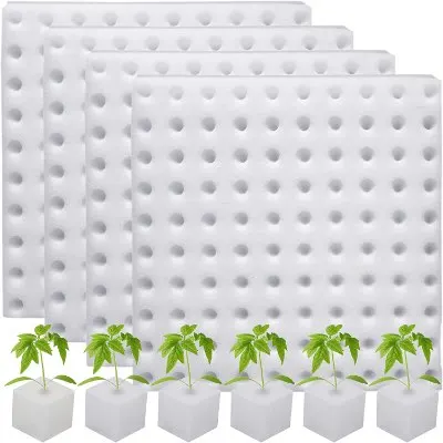 Eshylala 400 PCS Hydroponic Sponge Planting Tool