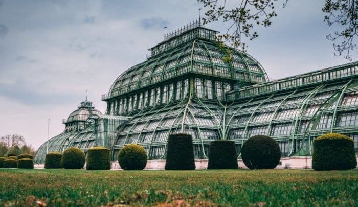 Huge Glass Greenhouse