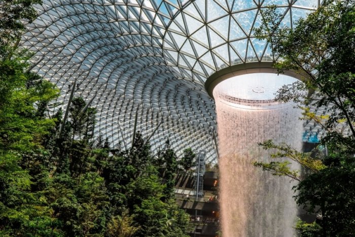 Inside a Huge Green House