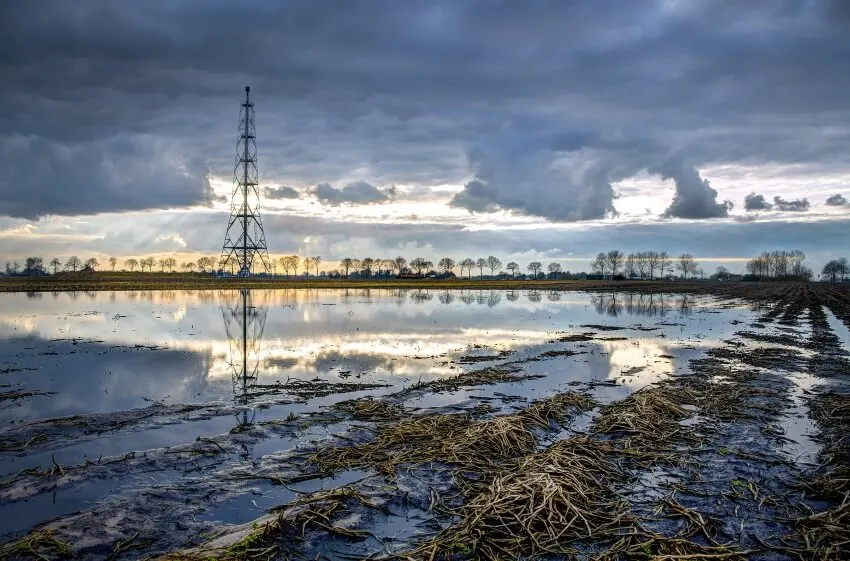 Natural Gas Drilling Field