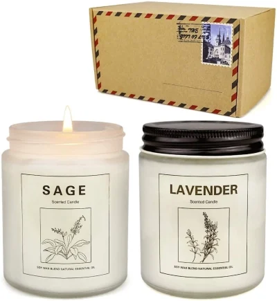 13 Best Sustainable Candles To Buy Today 11 White Candles with Black Lids