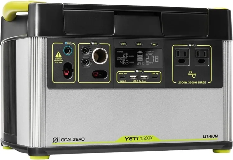 Black and Yellow Portable Generator