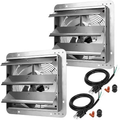 13 Best Solar Powered Greenhouse Fans to Buy in 2023 4 Aluminum Shutter Exhaust Fan