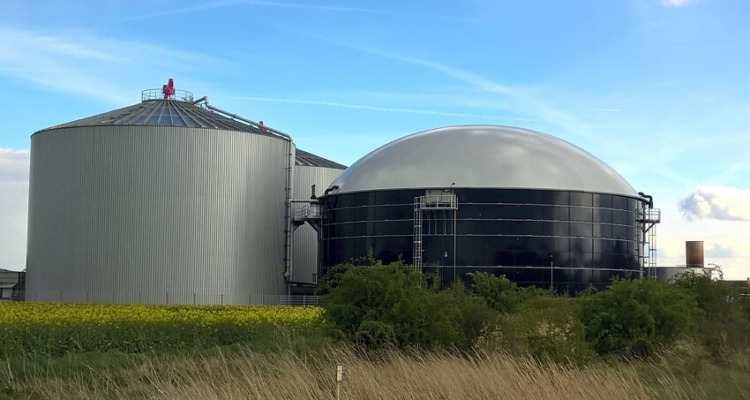 Biogas Chamber on a Field