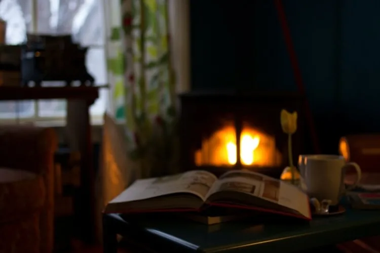 Reading in a Warm and Cozy Room