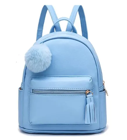 Blue Mini Vegan Bag