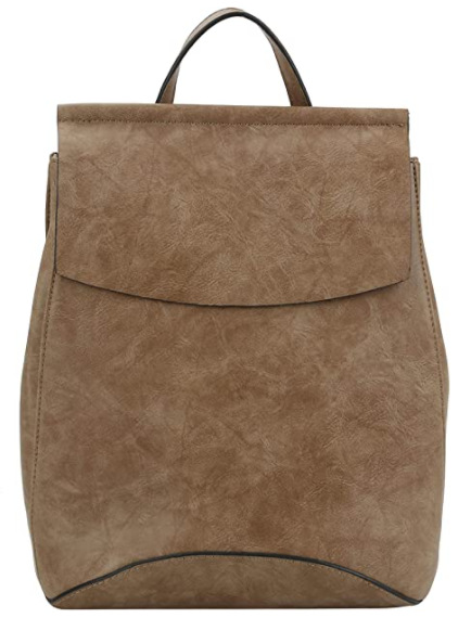 Brown Vegan Backpack