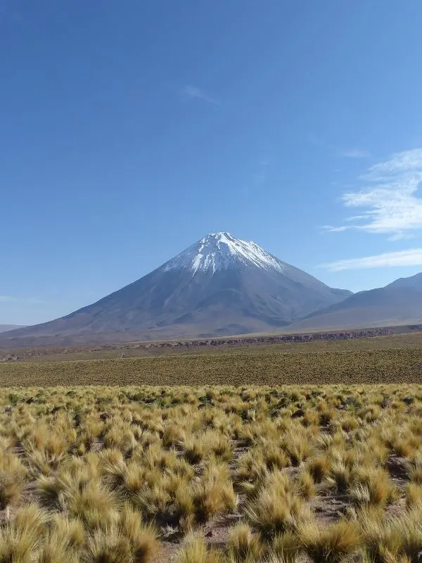 View of Mountain at Atacama Desert in Chile