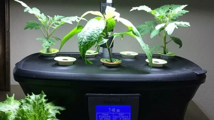 front view of aerogarden instrument